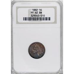 1882 1C Brown PR62 NGC