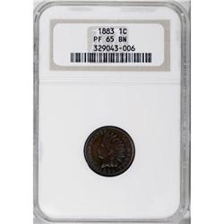 1883 1C Brown PR65 NGC