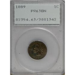 1889 1C Brown PR63 PCGS