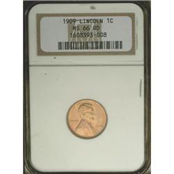 1909 1C Red MS66 NGC