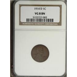 1914-D 1C VG8 NGC