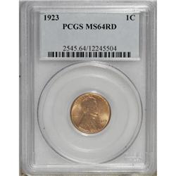 1923 1C Red MS64 PCGS