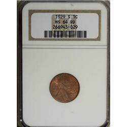 1929-S 1C Red MS64 NGC