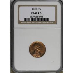 1939 1C Red PR62 NGC