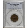 Image 1 : 1864 2C Large Motto Red and Brown MS64 PCGS
