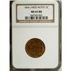 Image 1 : 1864 2C Large Motto Red and Brown MS65 NGC