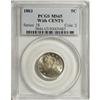 Image 3 : 1883 5C With Cents MS65 PCGS