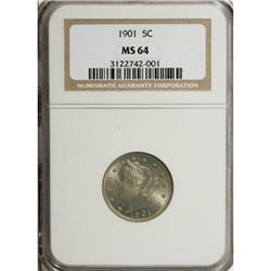 1901 5C MS64 NGC