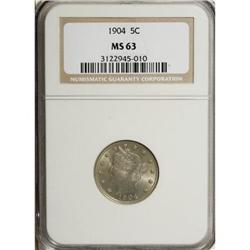 1904 5C MS63 NGC