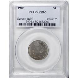 1906 5C PR65 PCGS