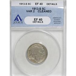 1913-S 5C Type Two XF40 ANACS