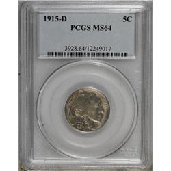 1915-D 5C MS64 PCGS