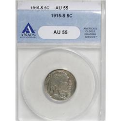 1915-S 5C AU55 ANACS