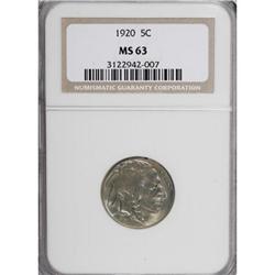 1920 5C MS63 NGC