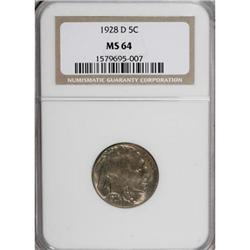 1928-D 5C MS64 NGC