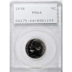 1938 5C PR64 PCGS