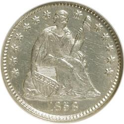1858 H10C MS64 NGC