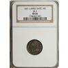 Image 1 : 1821 10C Large Date VF35 NGC