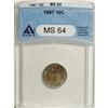 Image 1 : 1887 10C MS64 ANACS