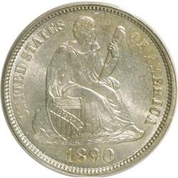 1890 10C MS64 PCGS