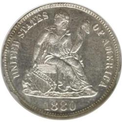 1880 10C PR62 NGC