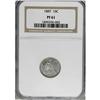 Image 1 : 1887 10C PR61 NGC