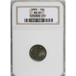 1899 10C MS63 NGC