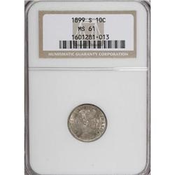 1899-S 10C MS61 NGC