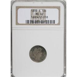 1899-S 10C MS62 NGC