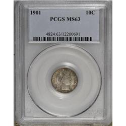 1901 10C MS63 PCGS