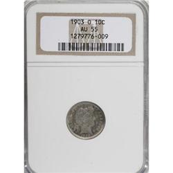 1903-O 10C AU55 NGC