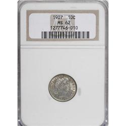 1907 10C MS62 NGC