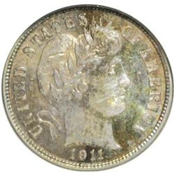 1911-D 10C MS62 NGC