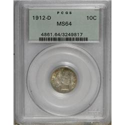 1912-D 10C MS64 PCGS