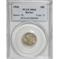 1916 10C MS64 PCGS