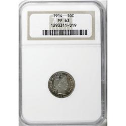 1914 10C PR63 NGC