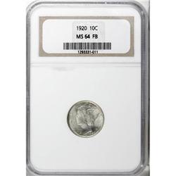1920 10C Full Bands MS64 NGC