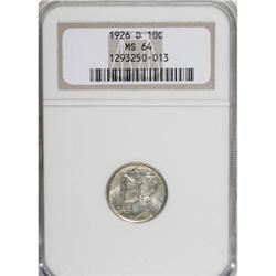 1926-D 10C MS64 NGC