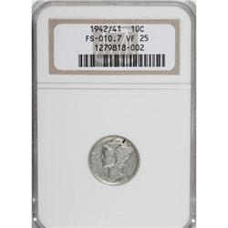 1942/1 10C VF25 NGC