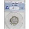 Image 1 : 1866-S 25C F12 ANACS