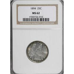 1894 25C MS62 NGC