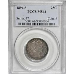 1894-S 25C MS62 PCGS