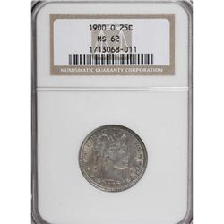 1900-O 25C MS62 NGC