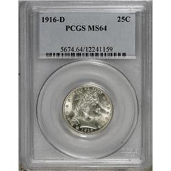 1916-D 25C MS64 PCGS