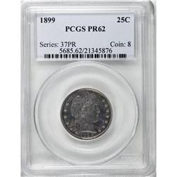 1899 25C PR62 PCGS
