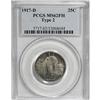 Image 1 : 1917-D 25C Type Two Full Head MS62 PCGS