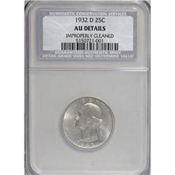 1932-D 25C AU51 CSN