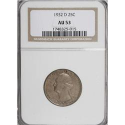 1932-D 25C AU53 NGC
