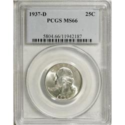 1937-D 25C MS66 PCGS