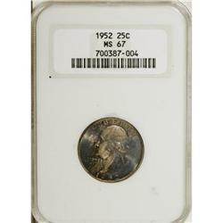 1952 25C MS67 NGC